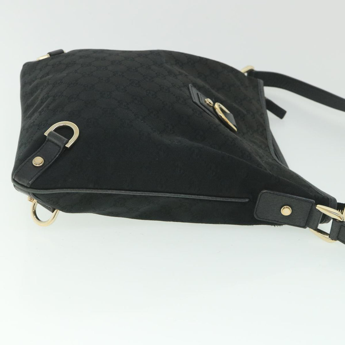 GUCCI GG Canvas Shoulder Bag Black 131326 ep1943