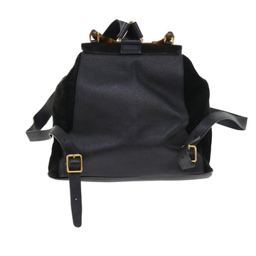 GUCCI Bamboo Backpack Suede Black 003 2058 0016 ep2009