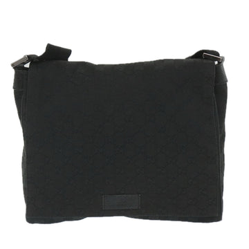 GUCCI GG Canvas Shoulder Bag Black 146236 ep2179