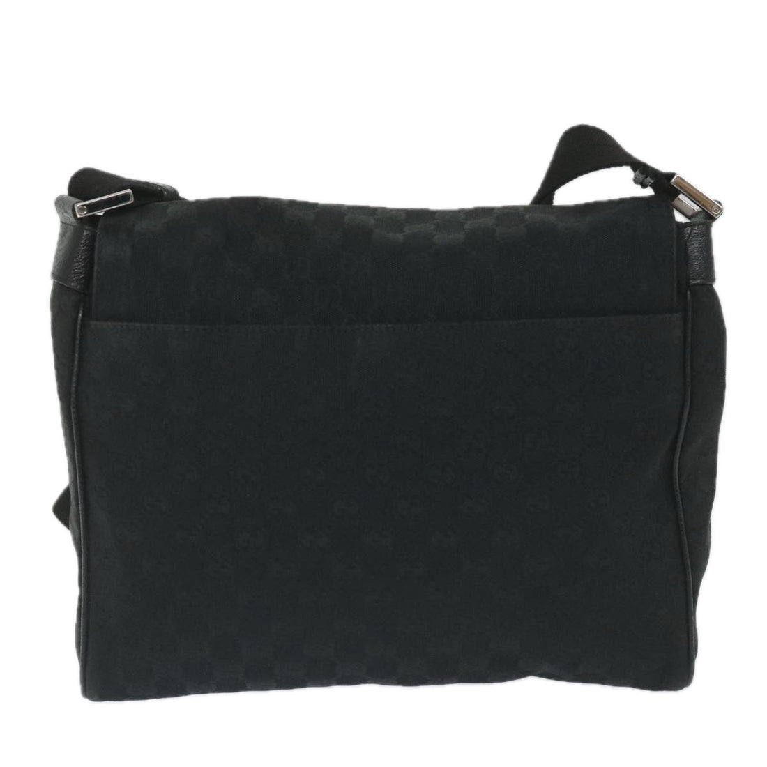 GUCCI GG Canvas Shoulder Bag Black 146236 ep2179