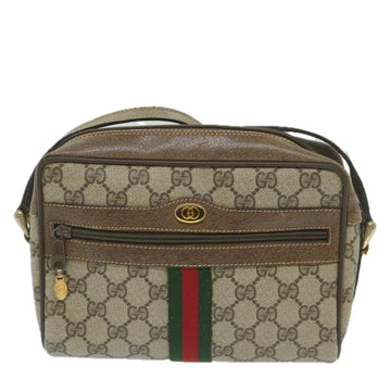 GUCCI GG Supreme Web Sherry Line Shoulder Bag Beige Red 32 02 004 ep2231
