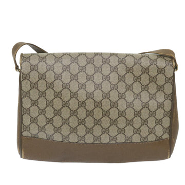 GUCCI GG Supreme Shoulder Bag PVC Leather Beige 116 02 067 ep2394