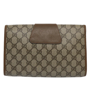GUCCI GG Supreme Web Sherry Line Clutch Bag Red Beige 89 01 030 ep2520