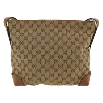 GUCCI Web Sherry Line GG Canvas Shoulder Bag Beige Brown Green 337598 ep701