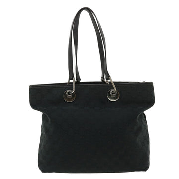 GUCCI GG Canvas Shoulder Bag Black 140274 ep717