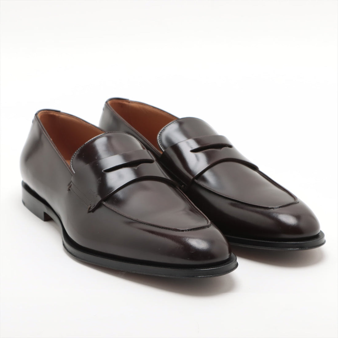 Dior Mens Shoes Leather Brown ME0322 Size 43
