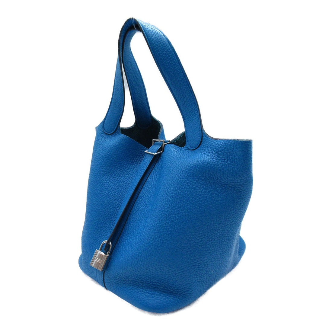 Hermes Picotin Lock MM Blue Paradise Tote Bag