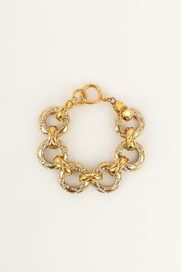 Bracelet doré Chanel