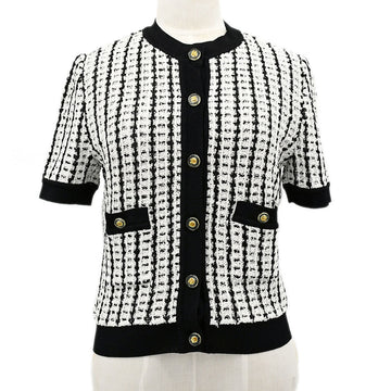 Chanel 1997 Spring short-sleeved tweed cardigan #42