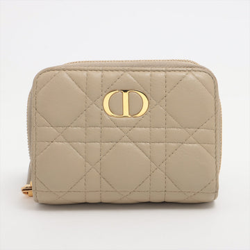 Dior Lady Leather Wallet Beige