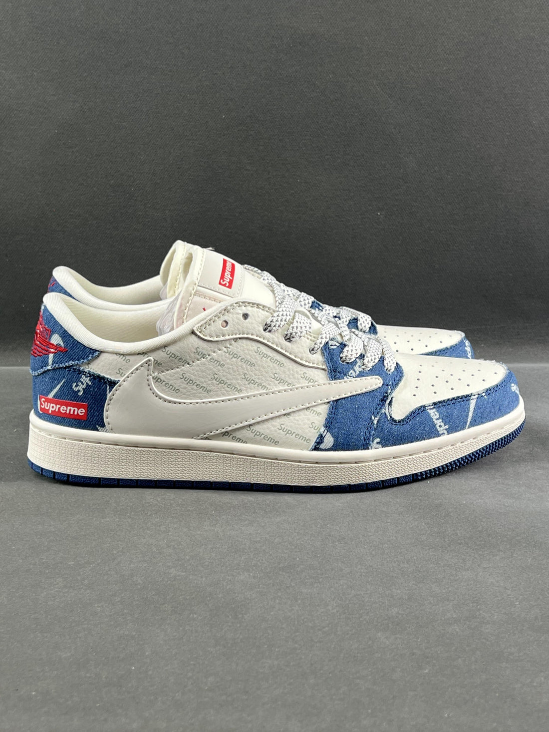 Custom Air Jordan 1 Low x Travis Scott x Supreme LJ5188-001