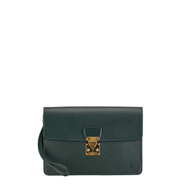 Louis Vuitton Taiga Poschet Clad Secundary Bag M30194 Epi Green Leather  Louis Vuitton