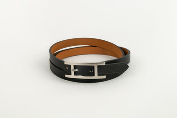 Bracelet Hapi en cuir Hermès