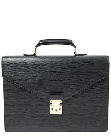 Louis Vuitton Black Epi Leather Serviette Conseiller ( )