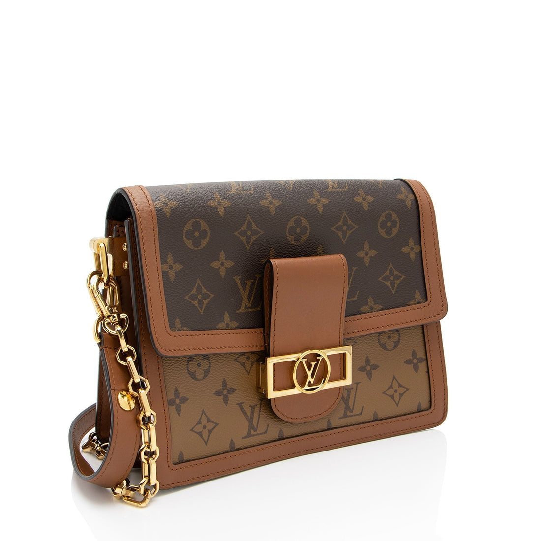 Louis Vuitton Reverse Monogram Dauphine MM Shoulder Bag