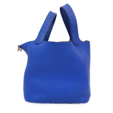 Hermes Picotin Lock PM  O? 2011 made blue electric silver gware trion claims handbags ladies ? antique