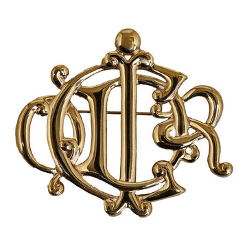 Dior Vintage Logo Brochure Gold   Dior