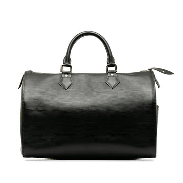 Louis Vuitton Epic Speed 30 Handbag Mini Boston Bag M59022 Noir Black Leather Lady Louis Vuitton