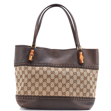 Laidback Crafty Tote GG Canvas and Leather Medium