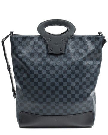 Louis Vuitton Damier Cobalt Canvas Automne-Hiver Defile Homme North South Tote