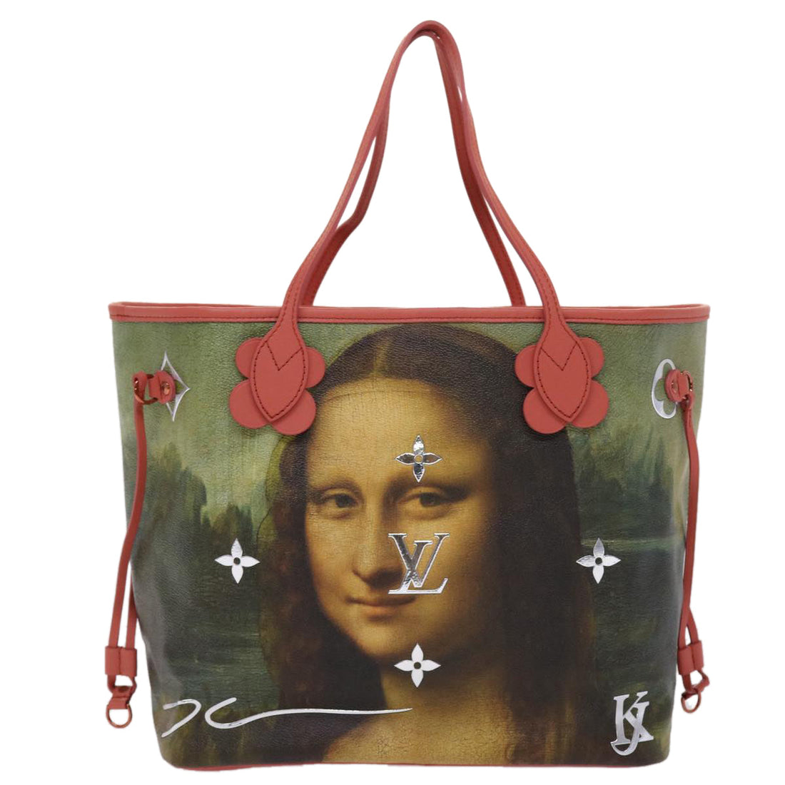 Louis Vuitton Neverfull  Leather Tote Bag ()
