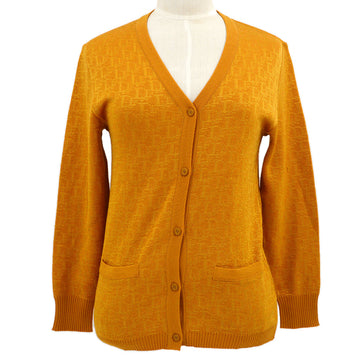 Christian Dior 1980s logo-intarsia cardigan #M