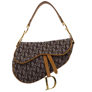 Christian Dior 2001 Brown Trotter Saddle Bag