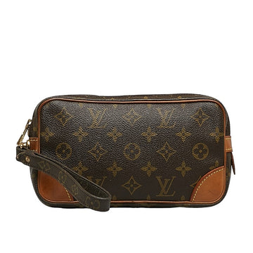 Louis Vuitton Monogram Marly Dragon PM Second Bag M51827 Brown PVC Leather  Louis Vuitton