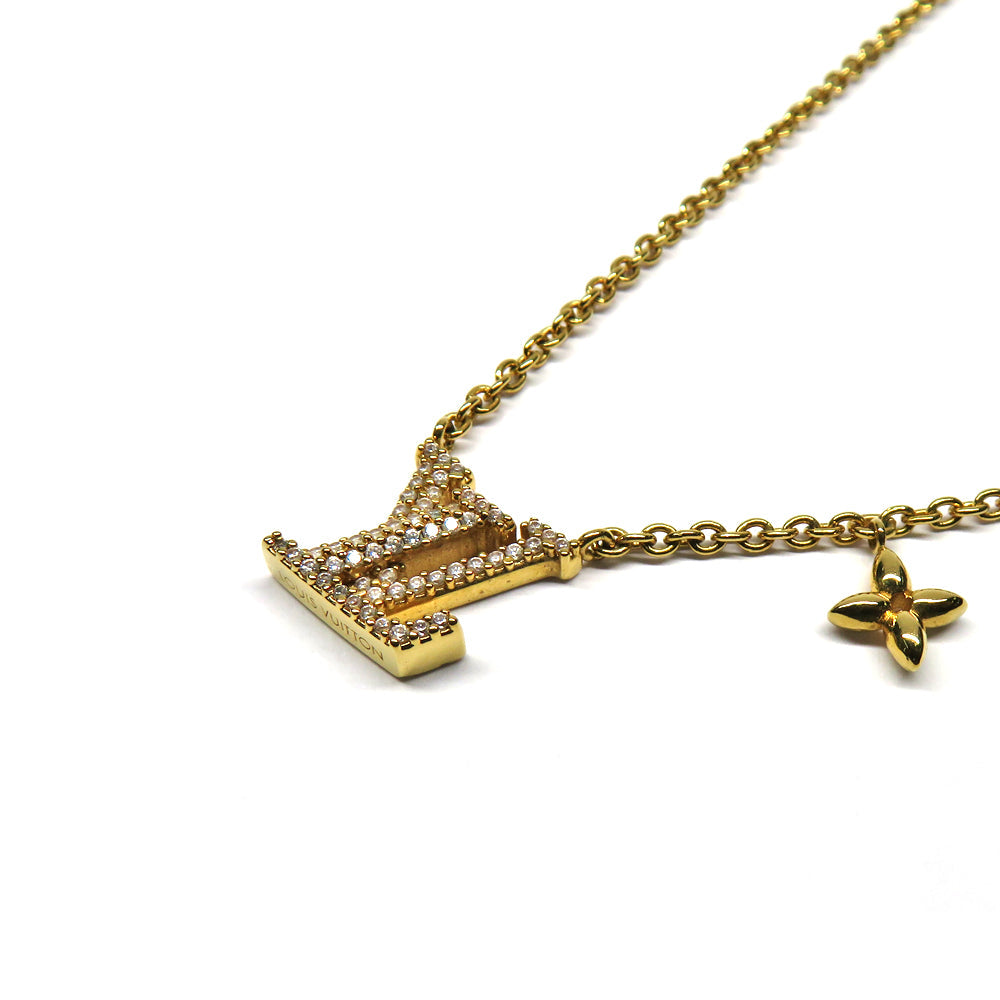 Louis Vuitton LV iconic necklace M00596 penchant g metal straws men  jewelry accessories cleaned