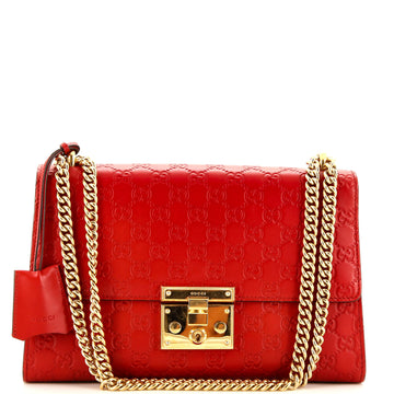Padlock Shoulder Bag Guccissima Leather Medium