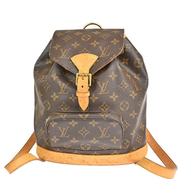 Louis Vuitton Montsouris Mm  Canvas Backpack Bag ()