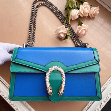 Makersluxe - Dionysus Shoulder Bag Blue/Green