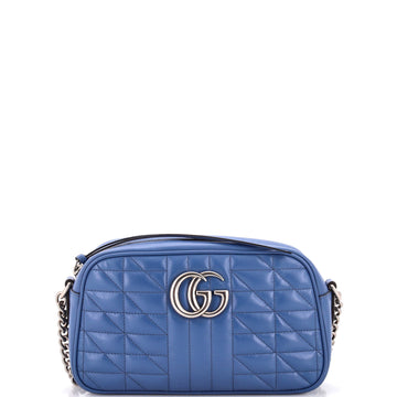 GG Marmont Shoulder Bag Mixed Matelasse Leather Small