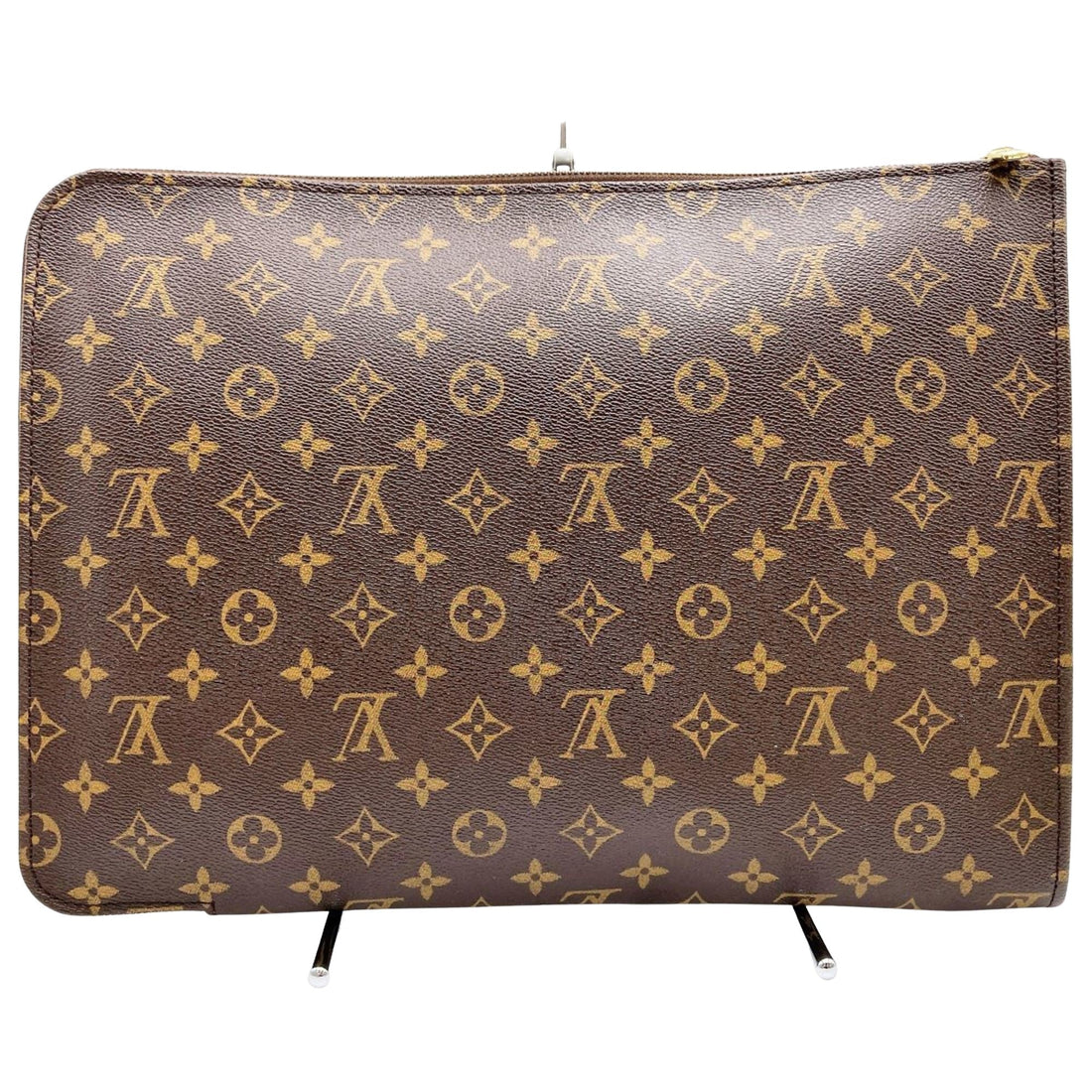 Louis Vuitton Poche Document  Canvas Clutch Bag ()