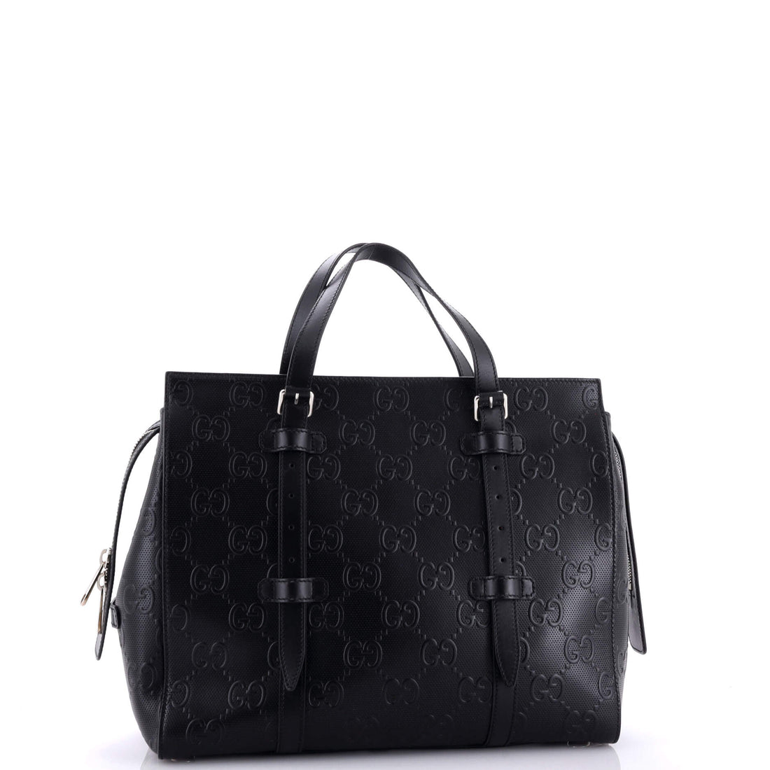 Tote Bag GG Embossed Perforated Leather