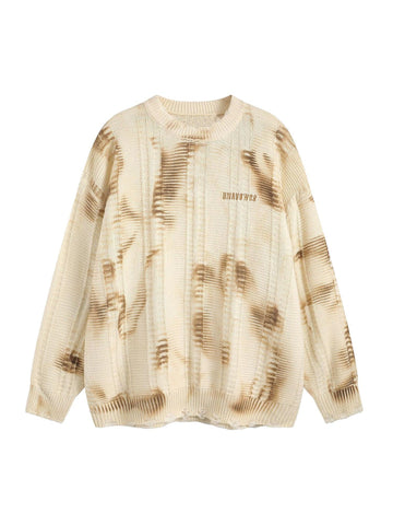 Makersluxe Retro Tie-Dye Wasteland Sweater - 2187