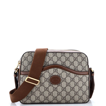 Interlocking G Messenger Camera Bag GG Coated Canvas