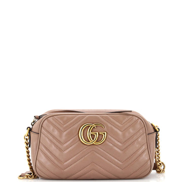 GG Marmont Shoulder Bag Matelasse Leather Small