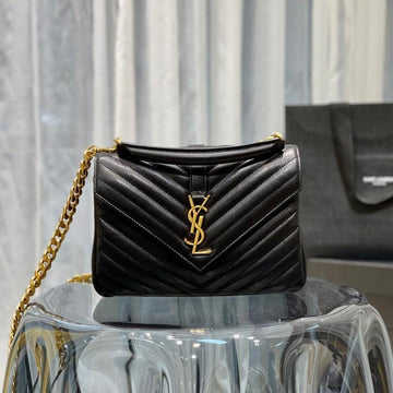 Makersluxe - Logo Plaque Shoulder Bag Black