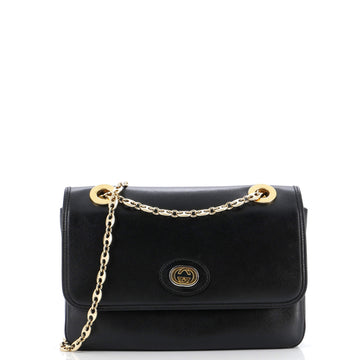 Marina Chain Flap Bag Leather Small