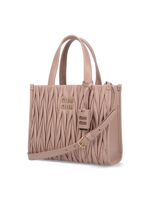 Miu Miu Women Matelassé Tote Bag