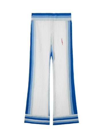 Makersluxe Gradient Stripe Knit Bootcut Lounge Pants