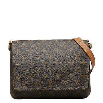 Louis Vuitton Monogram Muset Tango Short Shoulder Bag M51257 Brown PVC Leather  Louis Vuitton