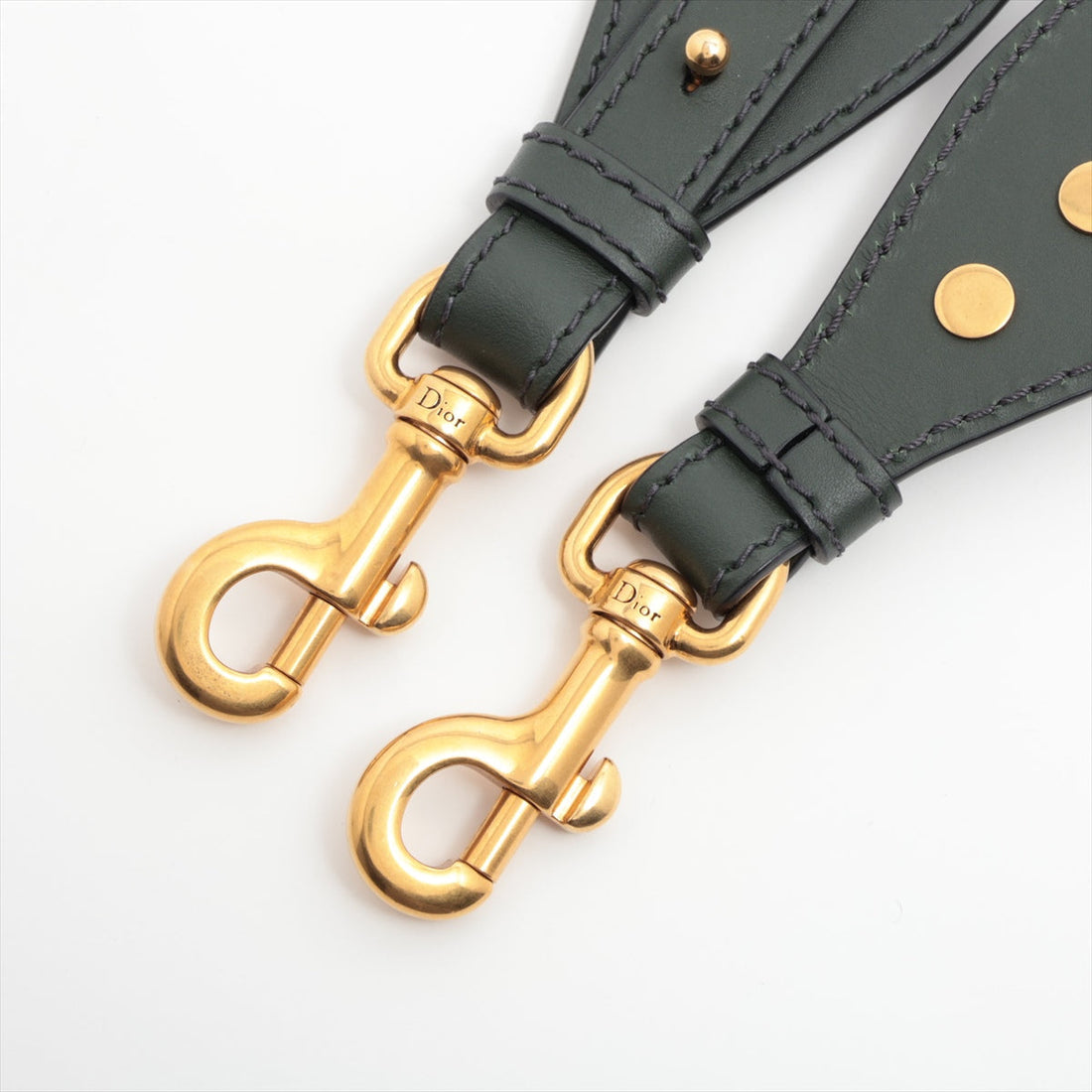 Dior Shoulder Strap GP  Fabric Green