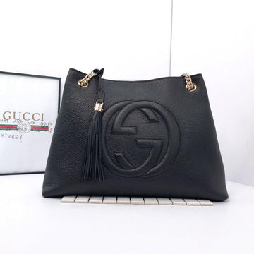 Makersluxe - Soho Chain Tote Bag Black