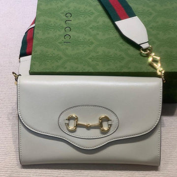 Makersluxe - Horsebit 1955 Small Bag White