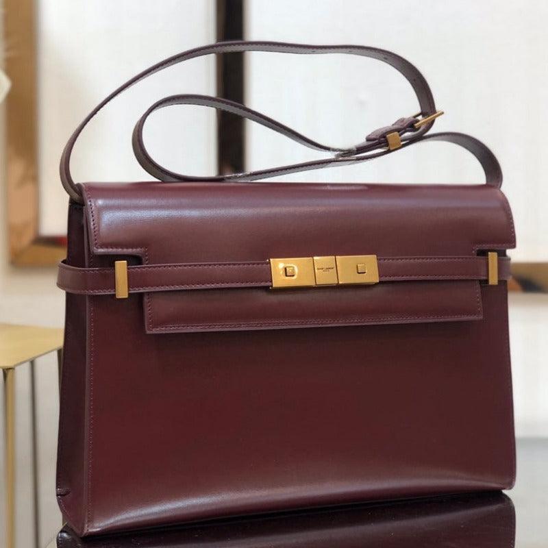 Makersluxe - MANHATTAN SHOULDER BAG IN BOX ROUGE LEGION