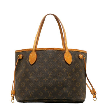 Louis Vuitton Monogram Newark PM Handbag M40155 Brown PVC Leather  Louis Vuitton