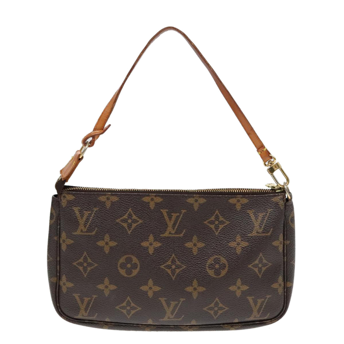 Louis Vuitton Pochette Accessoire  Canvas Clutch Bag ()