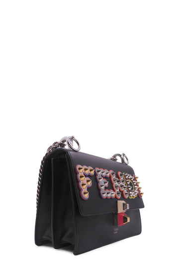 Small Kan I Studded Logo Black
